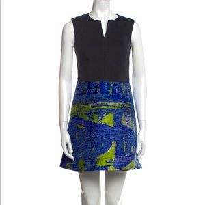 Proenza Schouler A-Line Dress With Brocade Skirt
